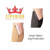 Ziperior Big Tall Open Toe Inside Leg Zipper 30-40 mmHg Compression Grade 3 Large Wide Calf Socks (Nude, 5X-Large) view 4