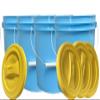 House Naturals 2 Gallon Food Grade Plastic Bucket with Screw on Lids, Made in USA, Pack of 4 view 1