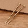 4Pcs Gold Ear Pick Ear Curette Cleaner, Brass Reusable Ear Cleaner with Key Ring, Earwax Removal Ear Care, Smooth Ear ScoopEarwax Removal Cleaning Tools view 3