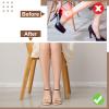 uxcell 2 Pair Replacement Ankle Strap for Heels Detachable Shoe Straps PU Leather Shoe Bands, Bright Gold view 4
