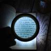 10X Jewelry Magnifying Glass 90mm with LED Light Double Layer Optical Magnifier for Seniors Reading view 3