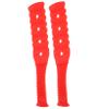 KOMBIUDA 2pcs Lengthened Portable Massage Stick for Full Body Relief Silicone Tapping Massager for Neck Back and Legs Red Promotes Circulation and Relieves Fatigue view 1