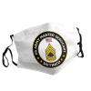 Us Master Sergeant Face Mask Breathable Balaclavas Adjustable Washable Masks Black view 1