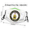 Us Master Sergeant Face Mask Breathable Balaclavas Adjustable Washable Masks Black view 4