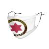 Us 6th Infantry Division Veteran Face Mask Breathable Balaclavas Adjustable Washable Masks Black view 2
