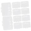 Gogogmee Toothbrush Covers Straw Base 20pcs for Travel Home Use Easy to Open Close view 1