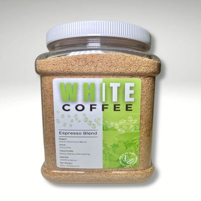White Coffee Espresso Blend 2lb canister
