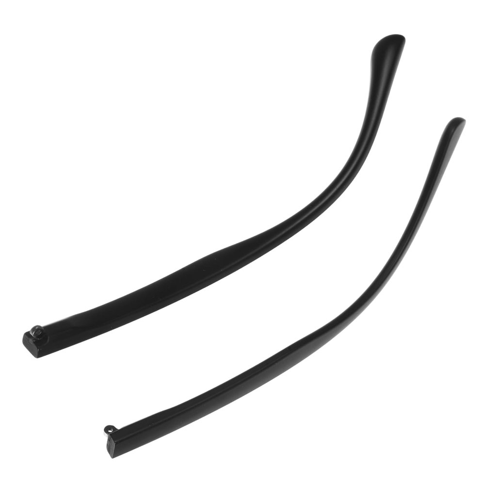 SKISUNO 1pair Eyeglasses Temple Replacement Legs Stylish Black Electroplated Design Easy to Install Non-Slip Glasses Arm Support for Personal Use and Optical Shops