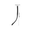 SKISUNO 1pair Eyeglasses Temple Replacement Legs Stylish Black Electroplated Design Easy to Install Non-Slip Glasses Arm Support for Personal Use and Optical Shops view 2