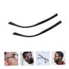 SKISUNO 1pair Eyeglasses Temple Replacement Legs Stylish Black Electroplated Design Easy to Install Non-Slip Glasses Arm Support for Personal Use and Optical Shops view 4