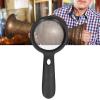 10x Magnifying Glass with LED Light, Hand Held Magnifier, Optical Glass Lens for Office, School, Home, Outdoor, Printing, Welding, Jewelry and Antiques view 2