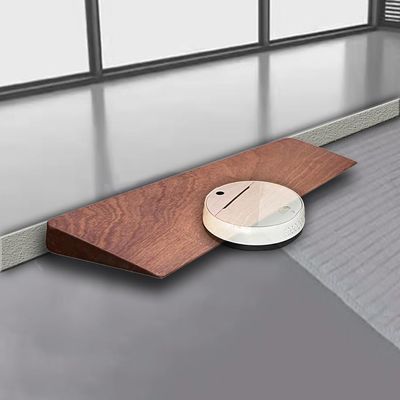 TAJMDGW 1" Rise Wood Threshold Ramp, Mobility Wheelchair Ramp, Portable Lightweight Curb Ramps, Indoor Outdoor Steps Ramp for Doorway Scooter Walkers(60x10x2 cm(23.6"x4"x4/5"))
