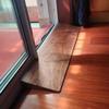 TAJMDGW 1" Rise Wood Threshold Ramp, Mobility Wheelchair Ramp, Portable Lightweight Curb Ramps, Indoor Outdoor Steps Ramp for Doorway Scooter Walkers(60x10x2 cm(23.6"x4"x4/5")) view 3