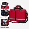 Portable First Aid Kit Bag, Professional Large Capacity Medical Trolley Bag with Wheels and Inner Dividers,Waterproof(Blue) view 4