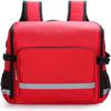 CAIMIAO First Aid Backpack Emergency Empty First Responder Bag, Emergency Trauma Bag with Detachable Dividers for EMT(Red) view 1