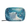 MNSRUU Travel Pill Organizer Bag Weekly Medicine Organizer Case Bear Fish Portable Small Daily Pill Box for Vitamin Fish Oils Supplement Holder with Zipper Compact Size view 1