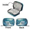 MNSRUU Travel Pill Organizer Bag Weekly Medicine Organizer Case Bear Fish Portable Small Daily Pill Box for Vitamin Fish Oils Supplement Holder with Zipper Compact Size view 4