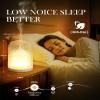 Essential Oil Diffuser - 2.4MHz Ultrasonic Glass Diffuser with Pulse/Continuous Mist & Night Light, Waterless Auto-Off, Silent Aromatherapy Diffuser for Home, Office, Yoga, Spa, Gifts & Home Decor. view 2