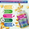 2 Pack Kids Magnesium Gummies, Magnesium Glycinate Gummies for Kids & Adults with L-Theanine, Chamomile, Licorice, Vitamin D, B6 for Sleep, Relaxation, Brain & Muscle, Sugar Free Pineapple view 3