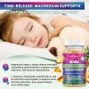 2 Pack Kids Magnesium Gummies, Magnesium Glycinate Gummies for Kids & Adults with L-Theanine, Chamomile, Licorice, Vitamin D, B6 for Sleep, Relaxation, Brain & Muscle, Sugar Free Pineapple view 4