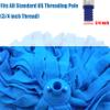 EaseYourDay Microfiber Cloth String Mop Head Refill, Loop End Screw On Mop Head Compatible with All Standard US Threading Pole (Acme 3/4 inch Thread) (6) view 2
