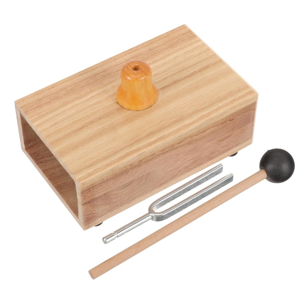 FOMIYES 1set Tuning Fork Mallet for Meditation and Relaxation Frequency Tuning Fork for Yoga and Sound Therapy Acoustic Experiment Instrument Professional Sound Healing Tool