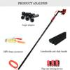 3.6-11m Telescopic Brush Water Fed Telescopic Brush Water Fed Pole Kit Window Cleaning Pole Extendable Cleaner Conservatory Roof for Photovoltaic Panel Cleaning Trucks Windows view 2