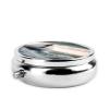 Lighthouse in Storm Pill Box 3 Compartment Round Portable Pill Case for Pocket or Purse Pill Holder Weekly Pill Organizer Decorative Metal Medicine Vitamin Organizer Travel Gift view 4