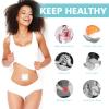36Pcs Castor Oil Patches, Organic Cotton Castor Oil Patches for Belly Button, Massage Oils -White view 2