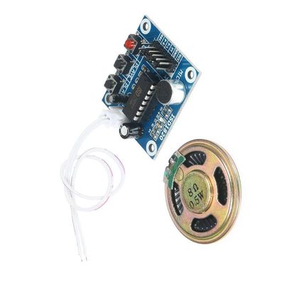 1pcs ISD1820 Recording Module Voice Module Voice Board Module Board with Microphones + Loudspeaker for