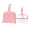 FLEXMAN Small Broom and Dustpan Set, Multifunctional Broom Dustpan Brush Small Dust Pan, Hand Broom and Dustpan Set for Desk, Table, Home, Kitchen Necessities (Pink) view 1