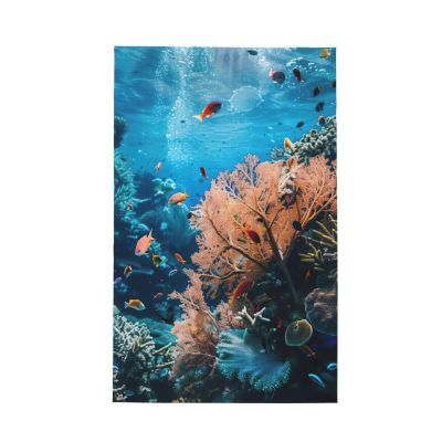 Juandeng Coral Reef Print Waffle Kitchen Towels-Super Absorbent Quick-Drying Dish Cloths for Kitchen Cleaning Towel
