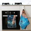 Juandeng Coral Reef Print Waffle Kitchen Towels-Super Absorbent Quick-Drying Dish Cloths for Kitchen Cleaning Towel view 4