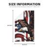 Juandeng Eagle with USA Flag Print Waffle Kitchen Towels-Super Absorbent Quick-Drying Dish Cloths for Kitchen Cleaning Towel view 2