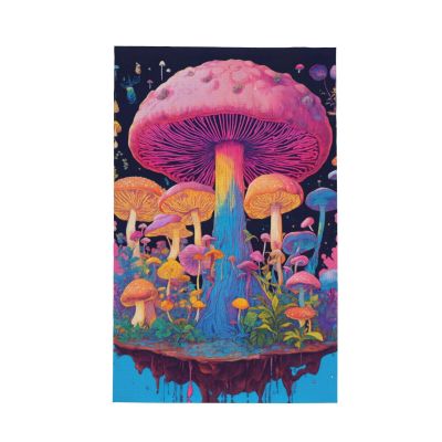 Juandeng Mushroom Print Waffle Kitchen Towels-Super Absorbent Quick-Drying Dish Cloths for Kitchen Cleaning Towel