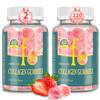 4 BIRDIES GOLF Collagen Gummies for Women Sugar Free, Hydrolyzed Collagen Peptides Gummies Type I, II, III, V, X with Biotin, Zinc Vitamins C A B D E for Skin Hair Nails, Bone,120 Count view 1