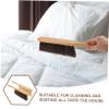 Luxshiny 2pcs Wooden Bed Cleaning Brush Set Soft Bristle Dust Remover for Home Cleaning Handheld Whisk Broom for Furniture and Sofa Dusting view 4