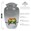 Parrot Urn, Cremation Urns for Human Ashes, Funeral Urns for Ashes Adult, Small Urns Human Ashes, Large Urns for Human Ashes, Burial Urns for Humans (Size - 10inch 1Pcs, 3inch 4Pcs) view 2