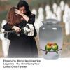 Parrot Urn, Cremation Urns for Human Ashes, Funeral Urns for Ashes Adult, Small Urns Human Ashes, Large Urns for Human Ashes, Burial Urns for Humans (Size - 10inch 1Pcs, 3inch 4Pcs) view 3