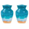Beach Urn, Burial Urns for Human Ashes Adult Male, Human Urns for Ashes, Small Urns for Human Ashes Keepsake, Burial Urns for Women, Urn for Ashes for Women(Size - 3inch, 2 Pcs) view 1