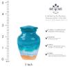 Beach Urn, Burial Urns for Human Ashes Adult Male, Human Urns for Ashes, Small Urns for Human Ashes Keepsake, Burial Urns for Women, Urn for Ashes for Women(Size - 3inch, 2 Pcs) view 2