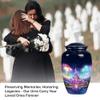 Castle Urn, Urn for Ashes Adult Male, Funeral Urns for Adult Ashes Women, Burial Urns Adult Female, Small Urns for Human Ashes, Small Urn for Ashes Adult Male(Size - 10inch 1Pcs, 3inch 4Pcs) view 3