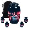 Swan Urn, Funeral Cremation Urn for Adult Men, Mini Urns for Ashes, Urn for Ashes Adult Male, Burial Urns for Adult Human Ashes, Urns for Human Ashes Adult Female(Size - 10inch 1Pcs, 3inch 4Pcs) view 1