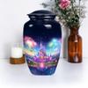 Castle Cremation Urn for Human Ashes Adult Male and Female Large Burial Urn for Human Remains for Men and Women Decorative Funeral Urn for Adult Ashes, Memorial Urns (10 Inch) view 4