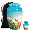 Butterfly Urn, Keepsake Urns Human Ashes, Cremation Urns for Women, Urns for Ashes Adult Male Large, Urn for Ashes for Women, Urn for Ashes Adult(Size - 10inch 1Pcs, 3inch 1Pcs) view 1