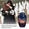 Enchanted Meadow Urn, Funeral Cremation Urn for Adult Men, Mini Urns for Ashes, Urn for Ashes Adult Male, Urns for Human Ashes Adult Female, Burial Urns for Adult Human Ashes(10inch 1Pcs, 3inch 4Pcs) view 3