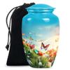 Butterfly Urn, Large Urns for Human Ashes Adult, Cremation Urns Large Adult, Burial Urns for Adult Human Ashes, Urn for Ashes Adult Male, Cremation Urns for Men(Size - 10inch) view 1