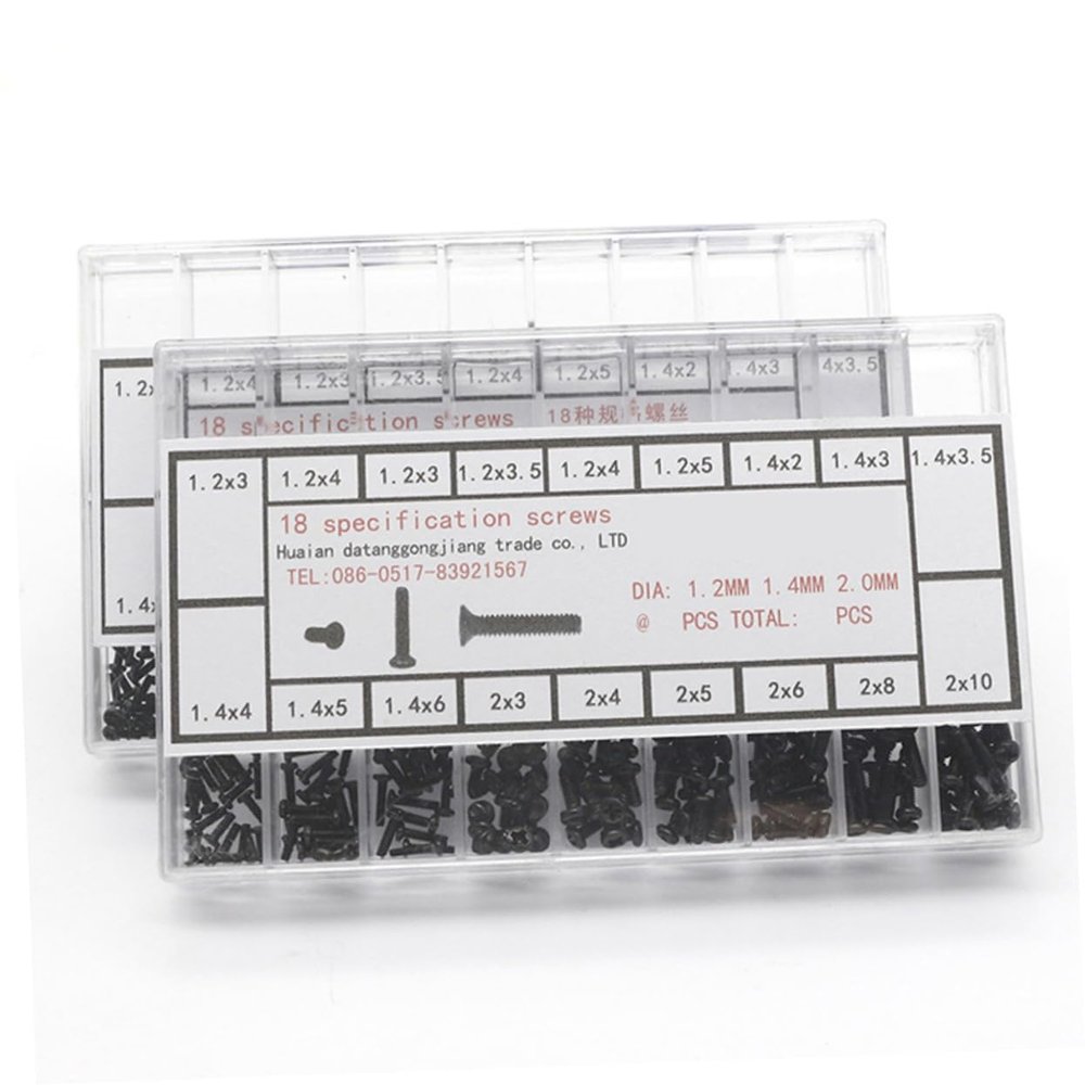 500Pcs Small Screw Assortment Set for Sunglasses Repair