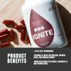 Sweat Ethic Ignite, Thermogenic Support Formula with Advantra Z, Green Tea Extract, and Yohimbe Bark, Daily Energy, Focus Support for Active Lifestyles, Easy-to-Take Capsules for Men & Women, 60 Ct view 4