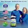 aSquared Nutrition Quercetin 500mg Supplement - 60 Capsules - Quercitin Dihydrate Powder Complex Pills to Support Immune Response & Cardiovascular Health - Pure & Max Strength view 2